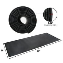 Exercise Equipment Mat Gym Bike Floor Protector Treadmill Mat PVC 96'' x 38''