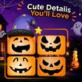 thumbnail image 3 of 8ft Halloween Inflatable, Stacked Pumpkins with Witch Hat and Built-in LED Lights, Outdoor Blow up Yard Decor for Lawn, Garden, Porch and Halloween Party, Orange, 3 of 9