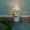 thumbnail image 4 of Electric Plug-In LED Aroma Diffuser, Electric Oil Warmer 3D Sinhoon Effect Fireworks Glass Wax Burner, Incense Oil Warmer Night Light Aroma Decorative Lamp for Gifts & Home Office Decor, 4 of 7