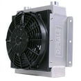 thumbnail image 3 of Derale Fluid Cooler and Fan, 12-3/8 x 11-7/8 x 8-1/2 in, Tube Type, 7/8-14 in Female O-Ring Inlet Fitting, 7/8-14 in Female O-Ring Outlet Fitting, Universal, Each, 3 of 3