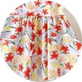 thumbnail image 4 of Coerni Kids Girls Floral Dress Cartoon Print Sundress Sleeveless A Line Dresses Crewneck Tank Dress Cute Summer Midi Dresses, 4 of 4