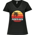thumbnail image 3 of Inktastic Puerto Rico Vacation Cruise Women's Plus Size V-Neck T-Shirt, 3 of 5
