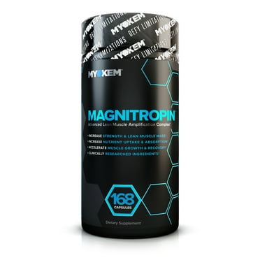 Magnitropin: Testosterone Booster and Muscle Builder, 168 Capsules