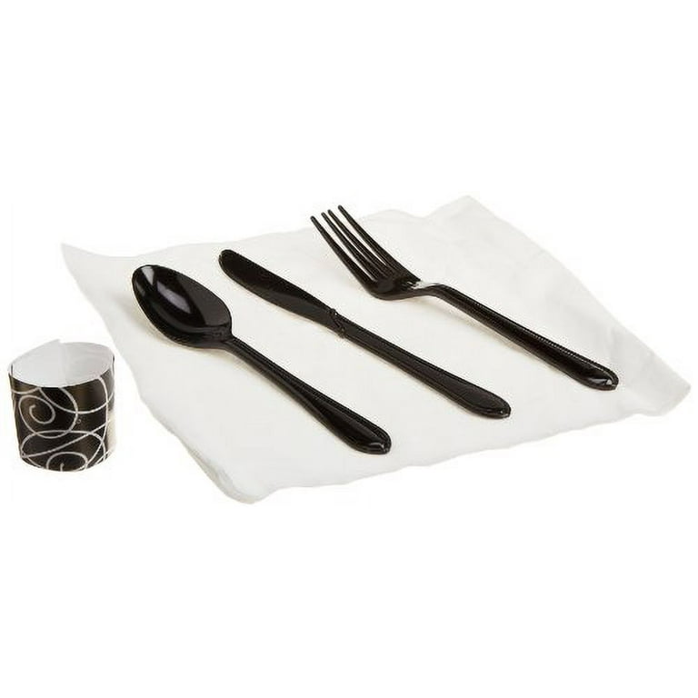 Hoffmaster 119971 Linen-Like CaterWrap Pre-Rolled Dinner