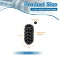 thumbnail image 2 of Uxcell Ball Point Set Screws, Carbon Steel Hex Socket Spring Plungers Grub Screw for Industrial Use M6x12mm, 2 of 6