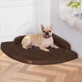 thumbnail image 1 of Cama ortopédica para perros MEKIY con funda extraíble y lavable, color marrón L, 1 of 7