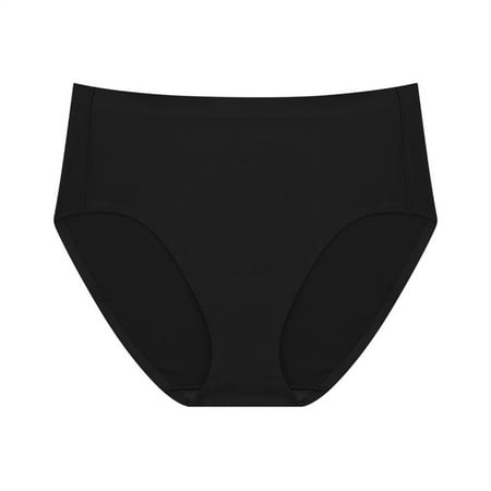 DQRPSEETB Women s Underwear Cotton Tummy Control High Waisted Underwear Soft Breathable Full Coverage Panties Multipack for Daily Dressing
