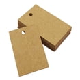 thumbnail image 4 of 100 PCS Rectangle Shape Blank Gift Tags Wedding Favor Kraft Paper Hang Tag with Free Natural Jute Twine, 4 of 5