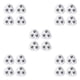 thumbnail image 1 of Scienceny 4X bola silenciosa rueda Universal cuentas polea conjunta ruedas negro sin arañazos autoadhesivo a prueba de herrumbre suministros Type2 NO2, 1 of 1