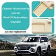 thumbnail image 5 of Sun Visor Replacement Fit For Toyota Land Cruiser Prado KDJ155/ KDJ150 2009-2023, OE: 74320-0G030-B0 74320-0G030-A0, Driver Left & Passenger Right Side, Sun Visor With Mirror -grey-right, 5 of 6