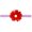 Red, variant on Nrmvnmi Independence Day Flower Baby Headband 4th of July Flower Hair Band Baby Flag Headwear