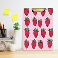 thumbnail image 2 of FORMRS Acrylic Clipboard with Low Profile Clip Standard A4 Letter Size, 12.5" x 9", Cartoon Strawberry, 2 of 8
