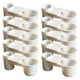 thumbnail image 5 of 10 dispensadores de agua de doble puerto para aves, pollos, loros y cacatúas. Blanco, 5 of 8
