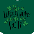 thumbnail image 4 of Inktastic St. Patrick's Day the Leprechauns Made Me Do It Boys or Girls Baby Bib, 4 of 4