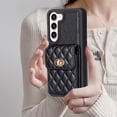 thumbnail image 5 of Dteck Wallet Case for Samsung Galaxy S22+, Cute Luxury Bag Design, Elegant Purse Flip Card Pouch Cover Soft PU Leather Case with Shoulder Strap,Black, 5 of 6