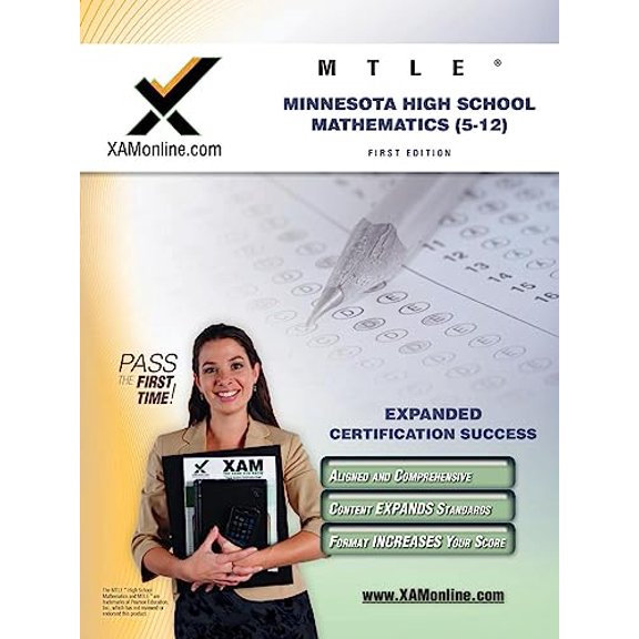 Pre-Owned Mtle Minnesota High School Mathematics (5-12) Teacher Certification Test Prep Study Guide (Paperback) 1607870770 9781607870777