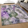 thumbnail image 6 of Addison Rugs Mayfield Premium Machine Washable Transitional Abstract Lavender Rectangle Rug, 5' x 7'6", 6 of 6