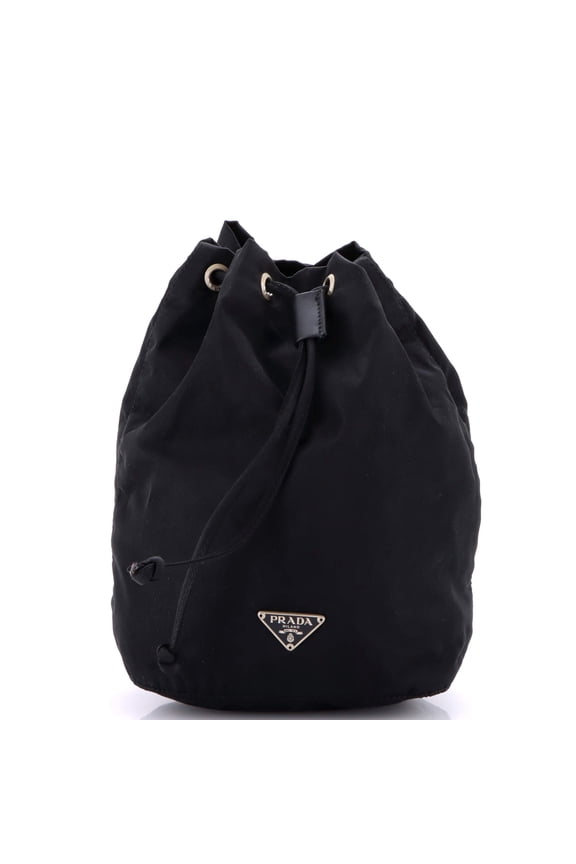 Pre-Owned Drawstring Wristlet Bucket Bag Tessuto Small By Rebag