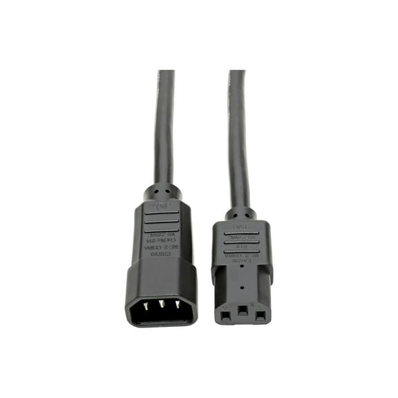 Tripp Lite 2ft Heavy-Duty Power Extension Cord (IEC-320-C14 to IEC-320-C13)