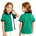 thumbnail image 3 of Kids' Athletic Polo Shirt Quick Dry Collared School Top Campus Sportswear Clothing, 3 of 3