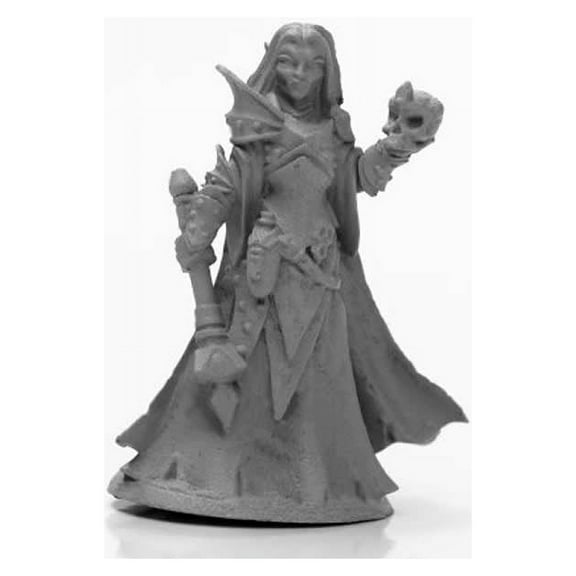Dark Elf Priestess Miniature 25mm Heroic Scale Dark Heaven Legends Reaper Miniatures