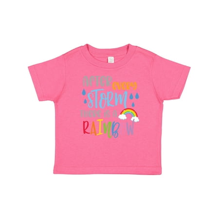 

Inktastic Baby After Every Storm There is a Rainbow Gift Baby Boy or Baby Girl T-Shirt