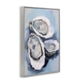 thumbnail image 3 of Stupell Industries Coastal Three Oyster Seashells Gray Framed Giclee Art, 16 x 24, by Petals Prints Design, 3 of 8