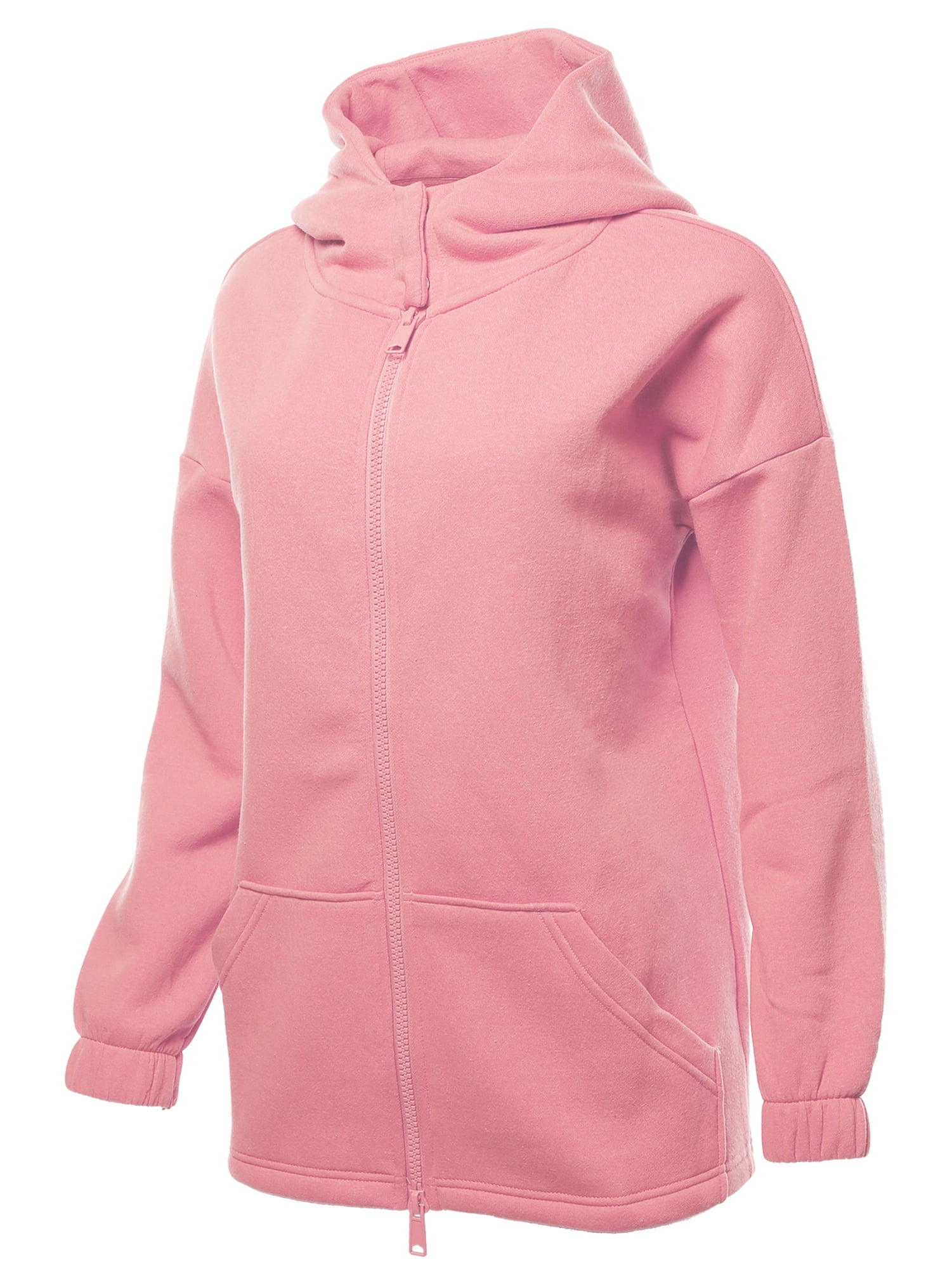 snap on zip up hoodie