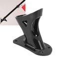 thumbnail image 1 of Flag Holder, 1in Inner Diameter Aluminum Alloy Flag Pole Bracket Practical 2 Position Rust Proof Stable Fixing Flag Holder for Wall Roof Outdoor Railing, 1 of 8