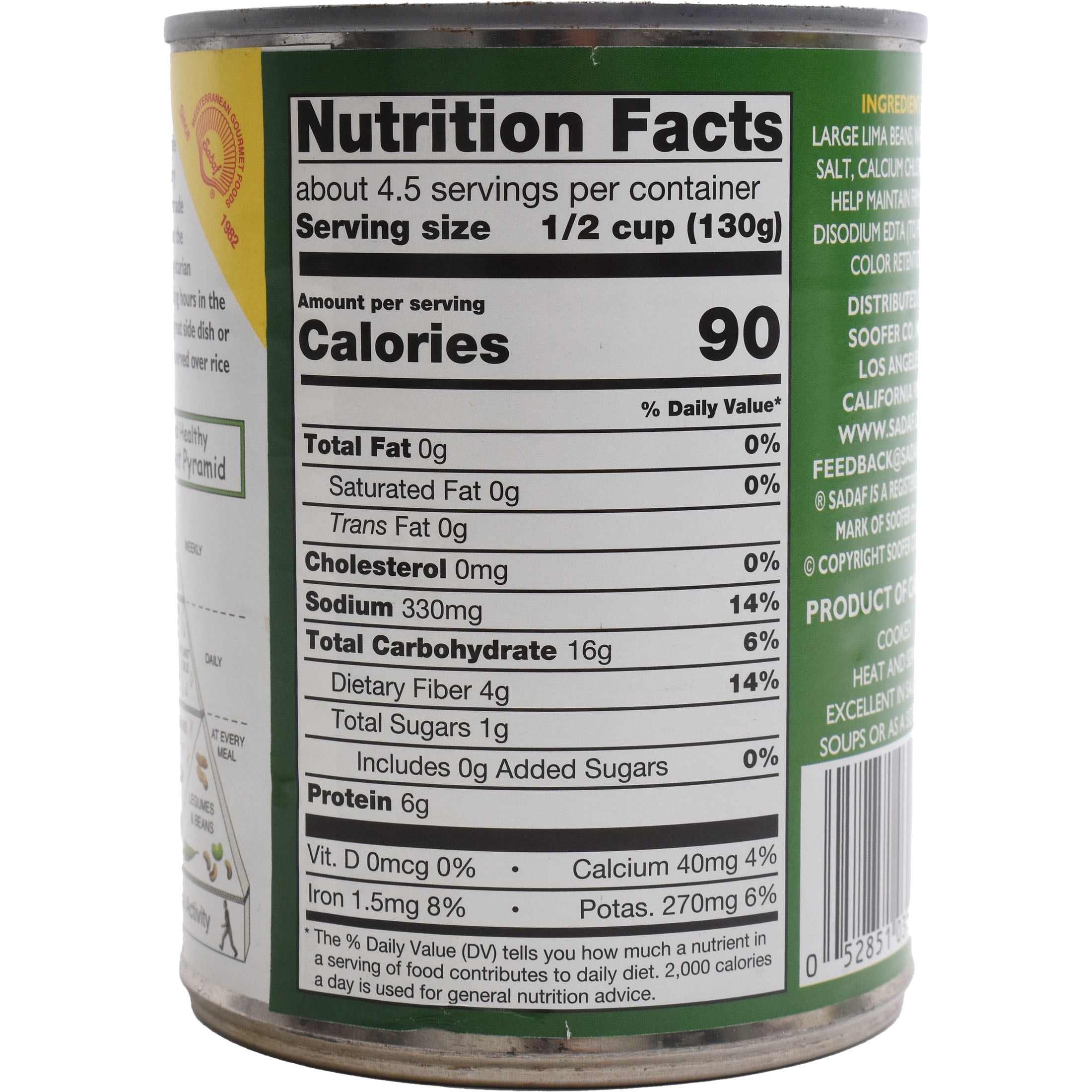 Haricots de Lima Sadaf (gros)