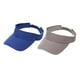 thumbnail image 1 of Paquete de 2 gorras de Béisbol BLESIY Unisex Visera para golf Senderismo Azul oscuro + gris, 1 of 8