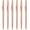 Rose Gold, variant on GYA 6 Pieces Golden Slim Metal Ballpoint Pen, 1mm Medium Point Black Ink Smooth Writing, for Business Office Teacher Student Wedding Guest