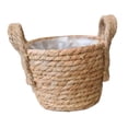 thumbnail image 3 of Cesta de Flores Tejida, Cesta para Plantas, Maceteros Redondos Hechos a Mano Tejidos a Mano, Cesta de Paja, Maceta para Suelo, Decoración Del Hogar, M Pequeño, 3 of 8