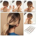 thumbnail image 1 of Ganchos Para Co La De Caballo, 10 Piezas De Ganchos Elásticos De Goma Para Sujetar De Caballo, Lazos Elásticos Para El Cabello Con Pinzas De Gancho Para Mujeres, 1 of 7