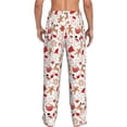 thumbnail image 3 of Uemuo Gingerbread Holiday Sweets Pattern Men's Wide Leg Palazzo Lounge Pants with Pockets Light Weight Loose Comfy Casual Pajama Pants-XX-Large, 3 of 9