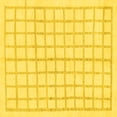 thumbnail image 1 of Ahgly Company Indoor Square Solid Yellow Modern Area Rugs, 8' Square, 1 of 4