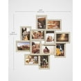 thumbnail image 2 of 4x6 Collage Picture Frames, 12-Pack Photo Wall Decor with Glass Front, Easy to Change, Assembly Required, 2 of 7