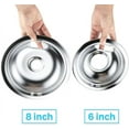 thumbnail image 5 of Electric Range Drip Bowls (3 Pack) Chrome Plated, 5 of 5