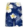 thumbnail image 6 of Aobny Tropical Mens Shorts with Liner Board Shorts Slim Men's Shorts Casual,XXL, 6 of 6