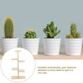 thumbnail image 3 of Shisuyan Cake Cupcake Stand Wood Chic Look 1 Set 19X10X3.7In For Event Organizers Wedding, 3 of 8
