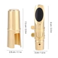 thumbnail image 1 of Boquilla Eb Alto Sax 8C Con Almohadillas, Accesorio De Instrumentos Musicales Para Amantes Del Saxo, 1 of 7