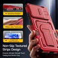 thumbnail image 5 of For Motorola Moto G Power 5G 2025/Moto G Play 5G 2025 Case with 2 Pack Screen Protector, Upgrade Slide Camera Cover & Kickstand, Lanyard Strap,Heavy Duty Military Phone Case, 5 of 9