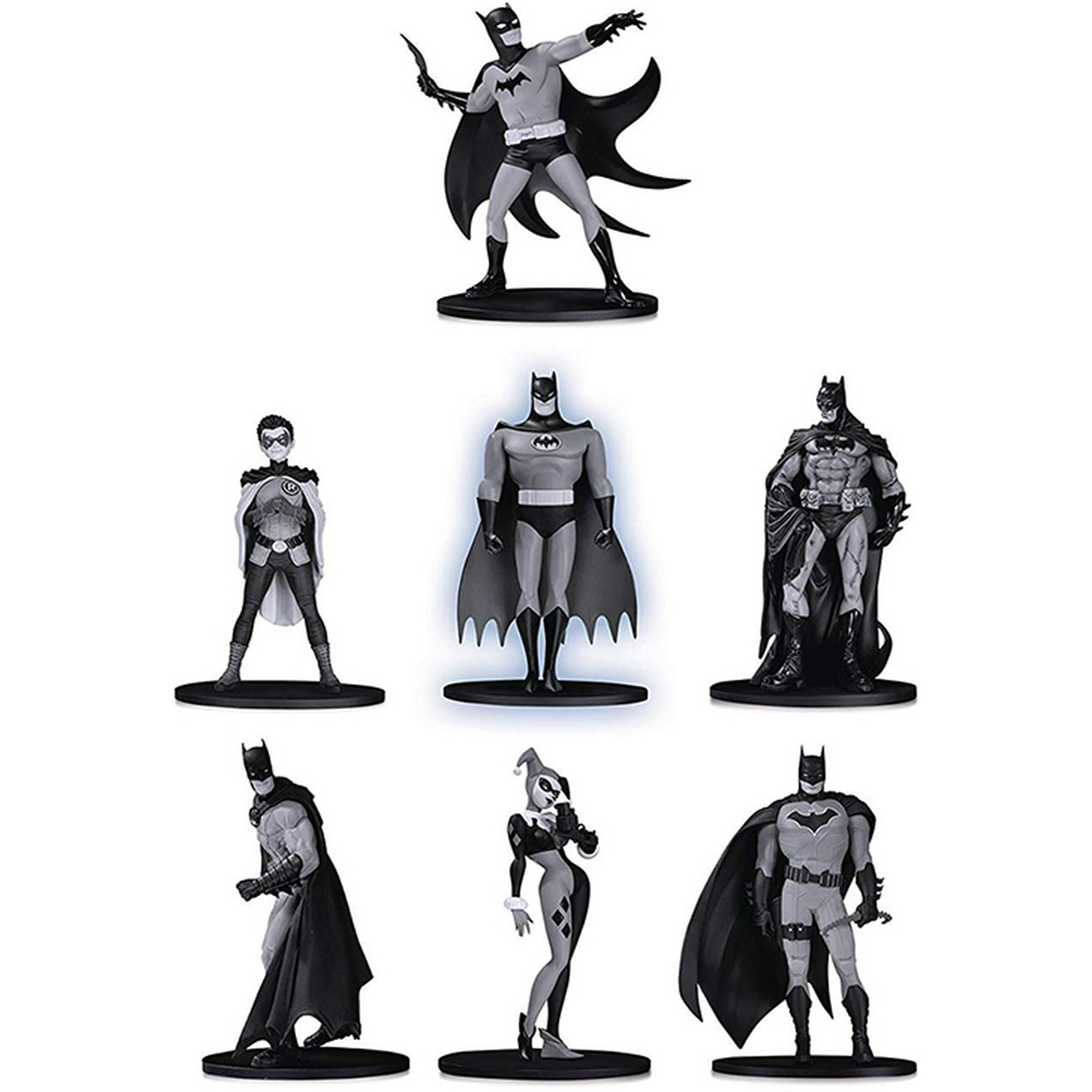 Batman Black & White  Inch Mini Figurines Box Set - Batman Mini 7-Pack  #2 | Walmart Canada