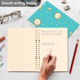 thumbnail image 5 of Haosy Clock Moon Star Notebooks 1-subject Journal 60 Sheets A5 College Ruled Paper Detachable Ring 8.3"x5.7", 5 of 8