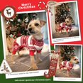 thumbnail image 3 of Pijama de perro KYEESE con estampado navideño de copos de nieve para perros pequeños, 3 of 9