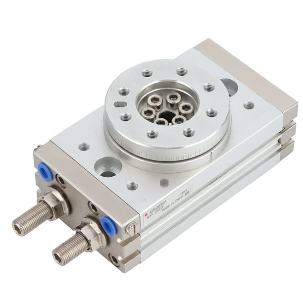 Actuador rotativo neumático, cilindro neumático rotativo de piñón y cremallera MSQ A Cilindro neumático oscilante optimizado para la excelencia