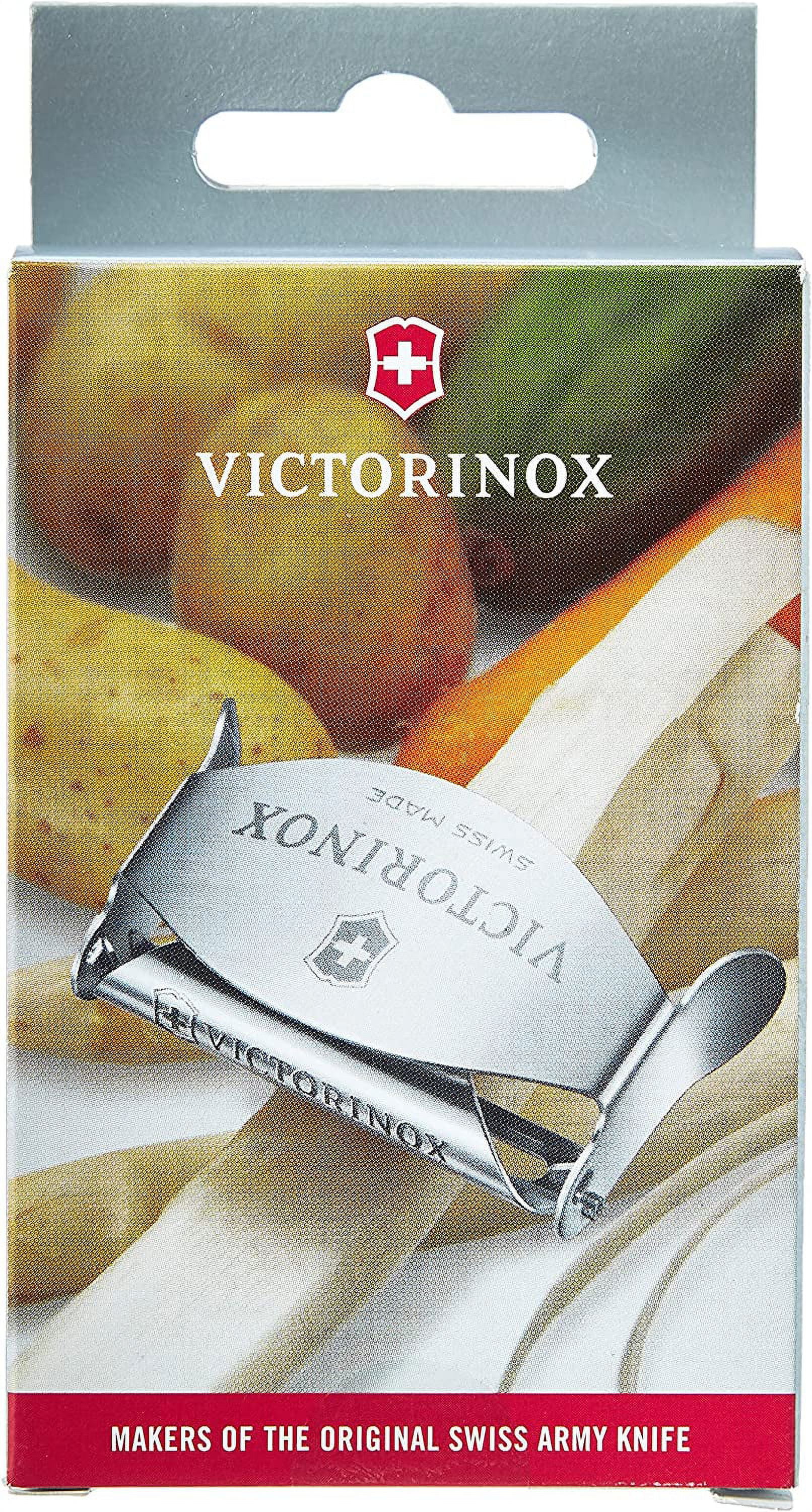 Victorinox 7.6075.4 8 5/16 Green Straight Vegetable Peeler with