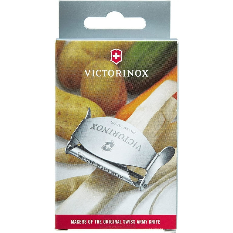 Victorinox 7.6075.4 8 5/16 Green Straight Vegetable Peeler with