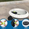 thumbnail image 4 of Solar-Powered Water Feature, Floating Bird Bath Fountain With Adjustable Spray Heights And Robust Design_Perfect Gift, 4 of 5