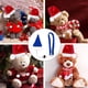 thumbnail image 5 of Conjunto de ropa navideña para conejillo de indias con gorro de Papá Noel y bufanda de animales pequeños, 5 of 5